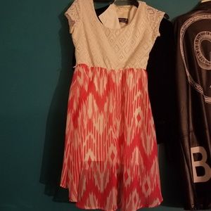 Dresses - Pink&White Summer/Spring Dress Dresses - Pink&White Summer/Spring Dress